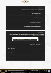 דוגמא של מבחן גאמא סייבר לעיון